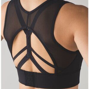 Lululemon Rising Salutation Bra Black Size 6